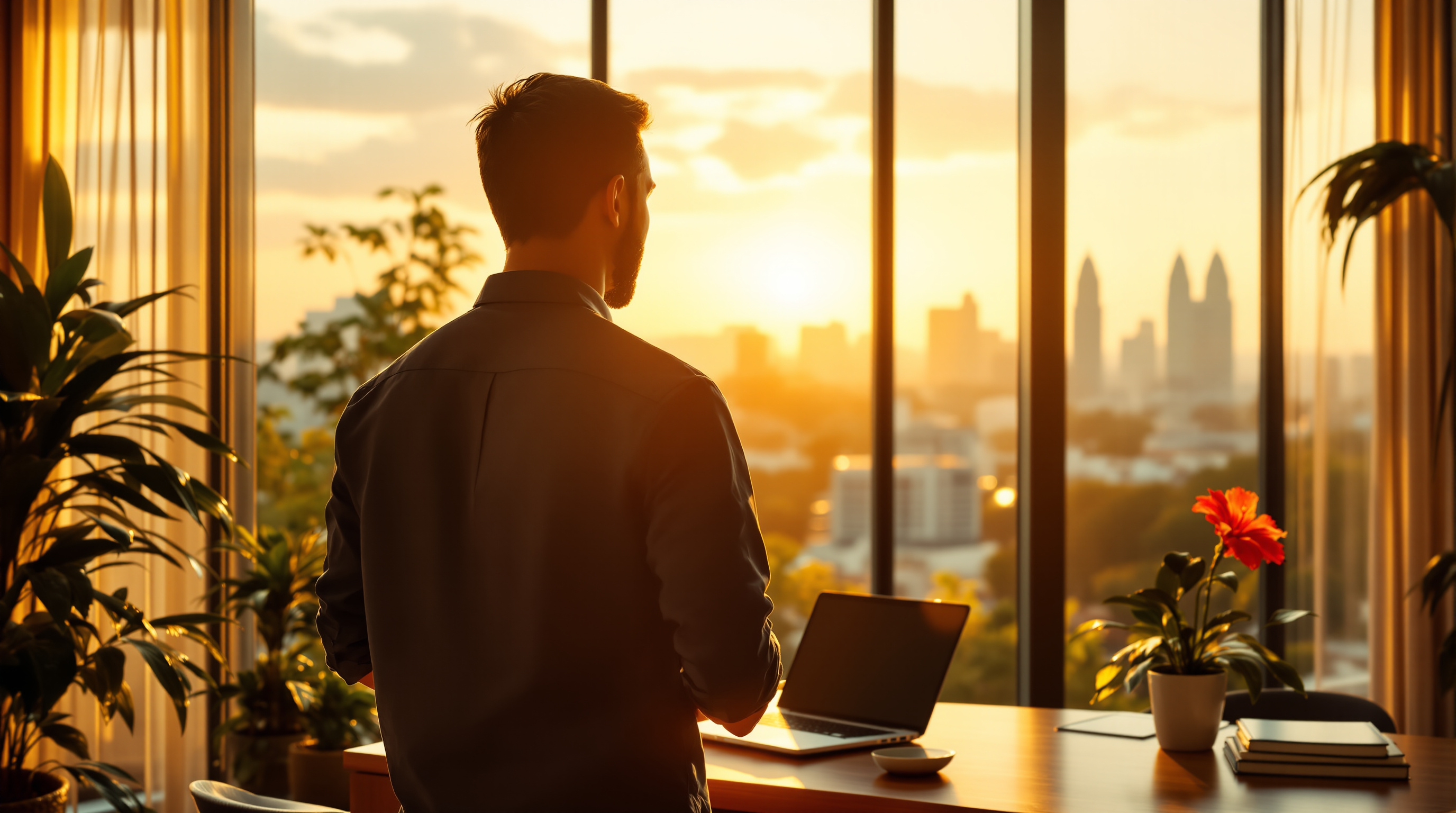 The founder at the Kuala Lumpur office